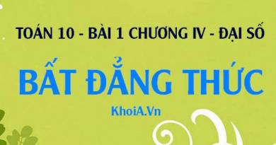 Tính chất của bất đẳng thức, Bất đẳng thức Cauchy (Cô- Si) và BĐT trị tuyệt đối - Toán lớp 10